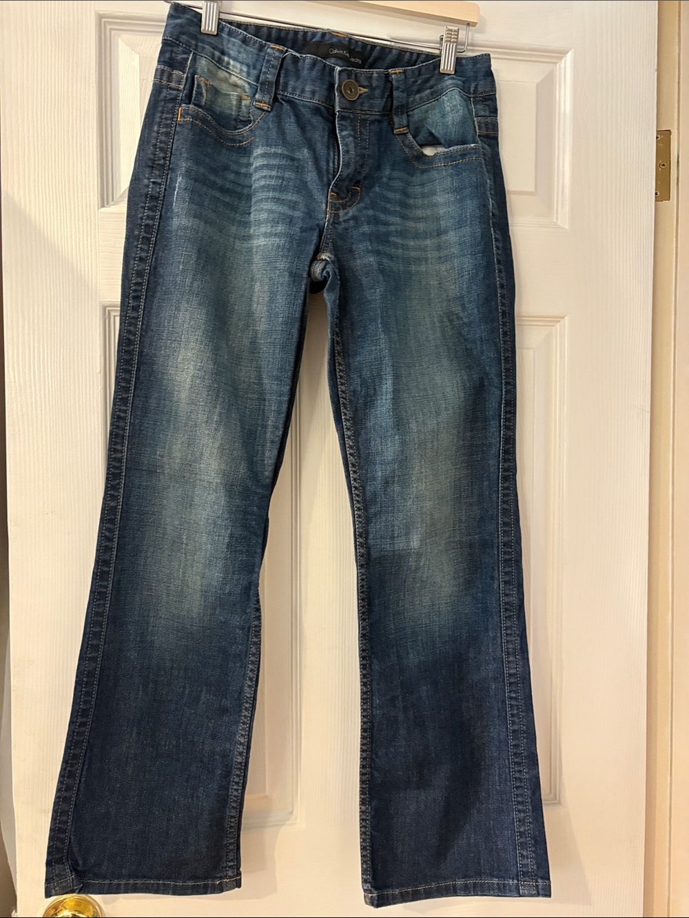 Calvin Klein Men's Bootcut Jeans - Medium Blue Wash